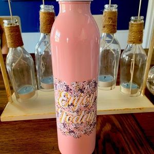 Floral water bottle